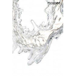 Kinkiet SPLASH M srebrny plafon