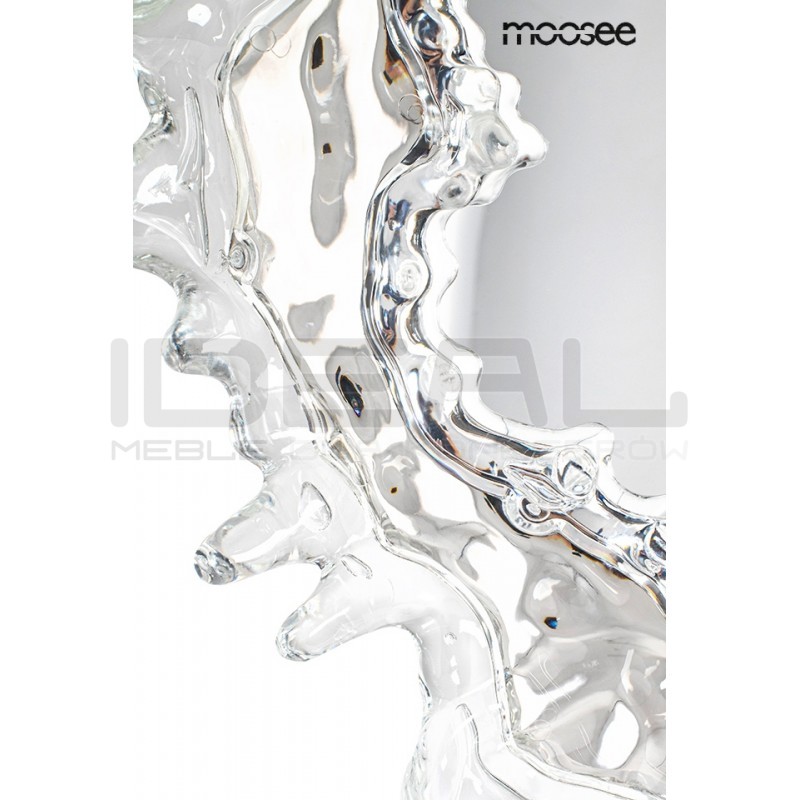 Kinkiet SPLASH M srebrny plafon