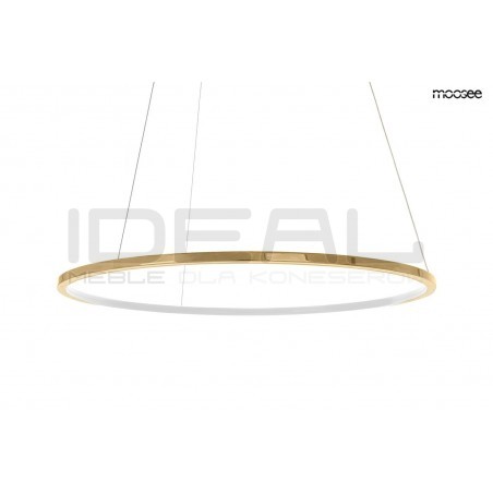 Lampa wisząca glamour RING SLIM 100 złota