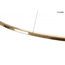 Lampa wisząca glamour RING SLIM 120 złota