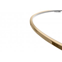 Lampa wisząca glamour RING SLIM 120 złota