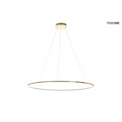 Lampa wisząca glamour RING SLIM 150 złota