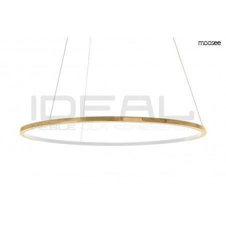 Lampa wisząca glamour RING SLIM 150 złota
