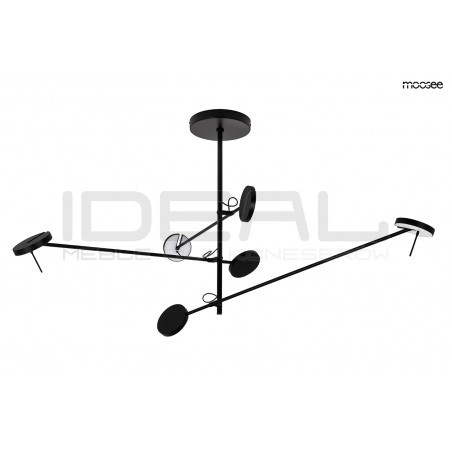 Lampa wisząca geometryczna BOBBIE 3 czarna