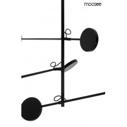 Lampa wisząca geometryczna BOBBIE 3 czarna