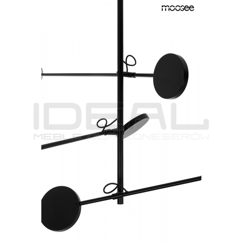 Lampa wisząca geometryczna BOBBIE 3 czarna