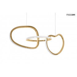 Lampa wisząca glamou JAZZ 3 złota