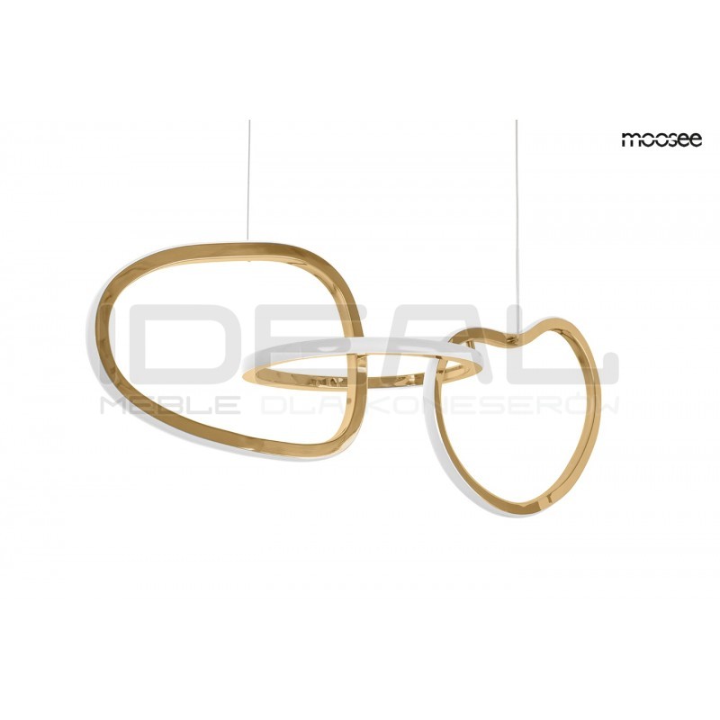 Lampa wisząca glamou JAZZ 3 złota