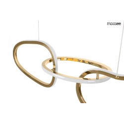 Lampa wisząca glamou JAZZ 3 złota