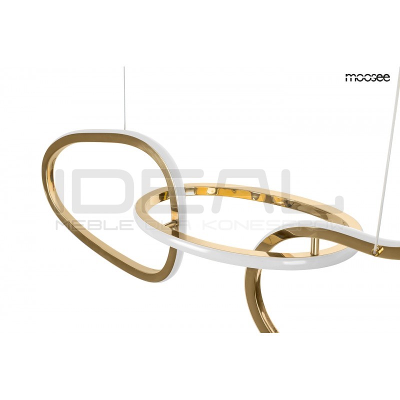 Lampa wisząca glamou JAZZ 3 złota