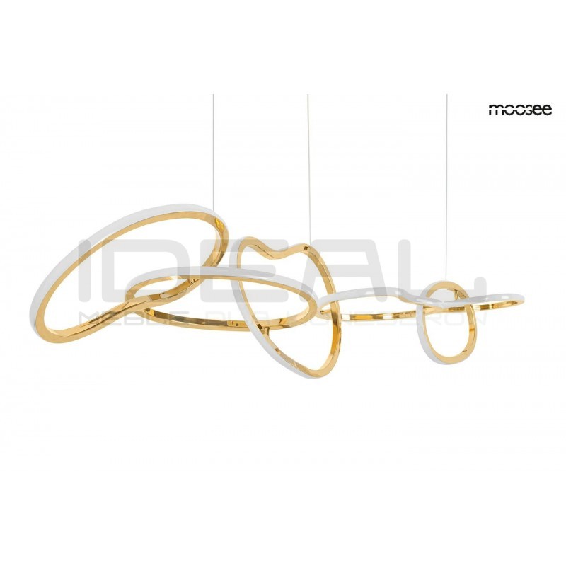 Lampa wisząca glamour JAZZ 6 złota