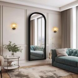 Kinkiet glamour CONCHA Muszla złota