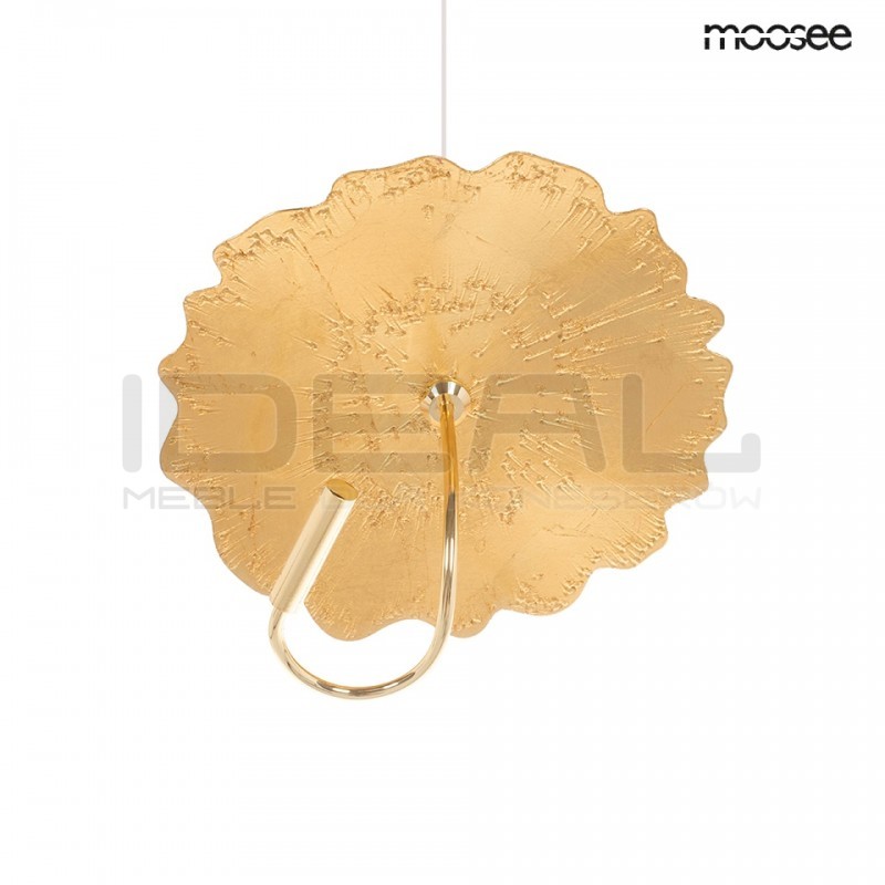 Lampa wisząca glamour LEAFS złota