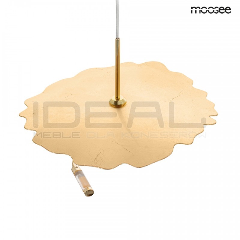 Lampa wisząca glamour LEAFS złota