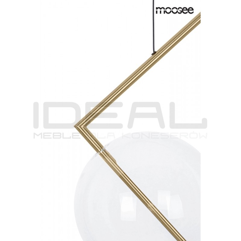 LAMPA WISZĄCA geometryczna ECHO ZŁOTA 25