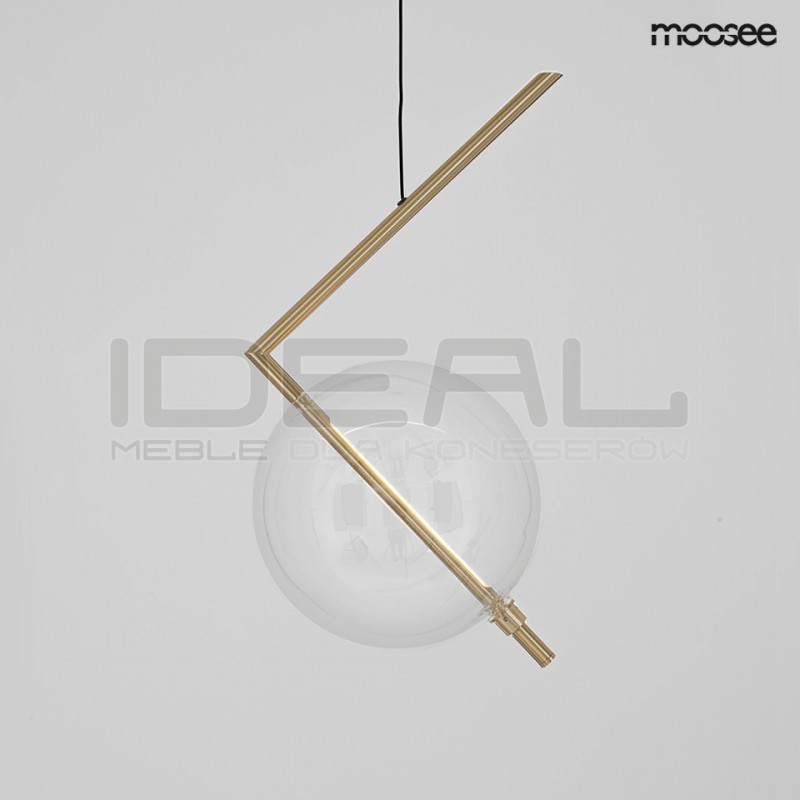 LAMPA WISZĄCA geometryczna ECHO ZŁOTA 25
