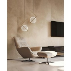 LAMPA WISZĄCA geometryczna ECHO ZŁOTA 25