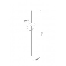 Kinkiet Ombre 100 biały