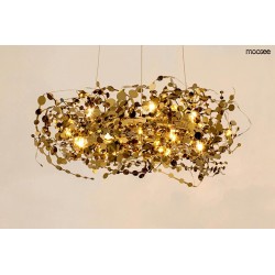 Lampa wisząca glamour MONETE 60 złota