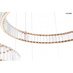 Lampa wisząca glamour potrójna LIBERTY 3A złota