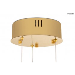 Lampa wisząca glamour potrójna LIBERTY 3A złota