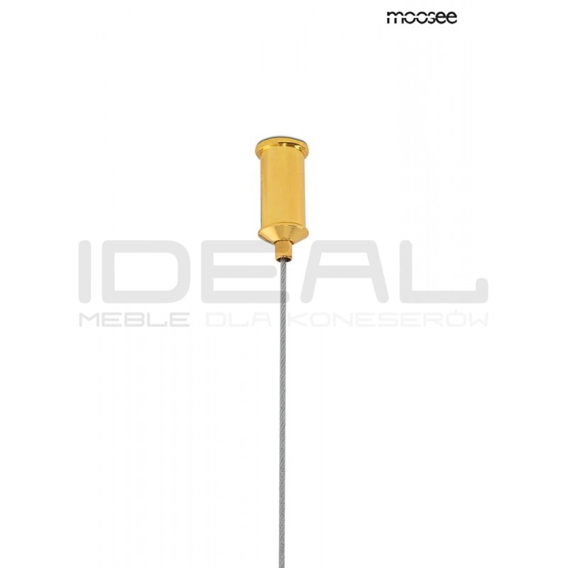 Lampa wisząca glamour potrójna LIBERTY 3A złota