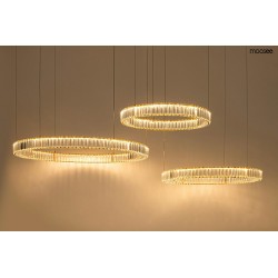 Lampa wisząca glamour potrójna LIBERTY 3A złota