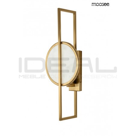 Kinkiet geometryczny Troya złoty