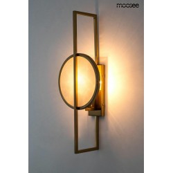 Kinkiet geometryczny Troya złoty