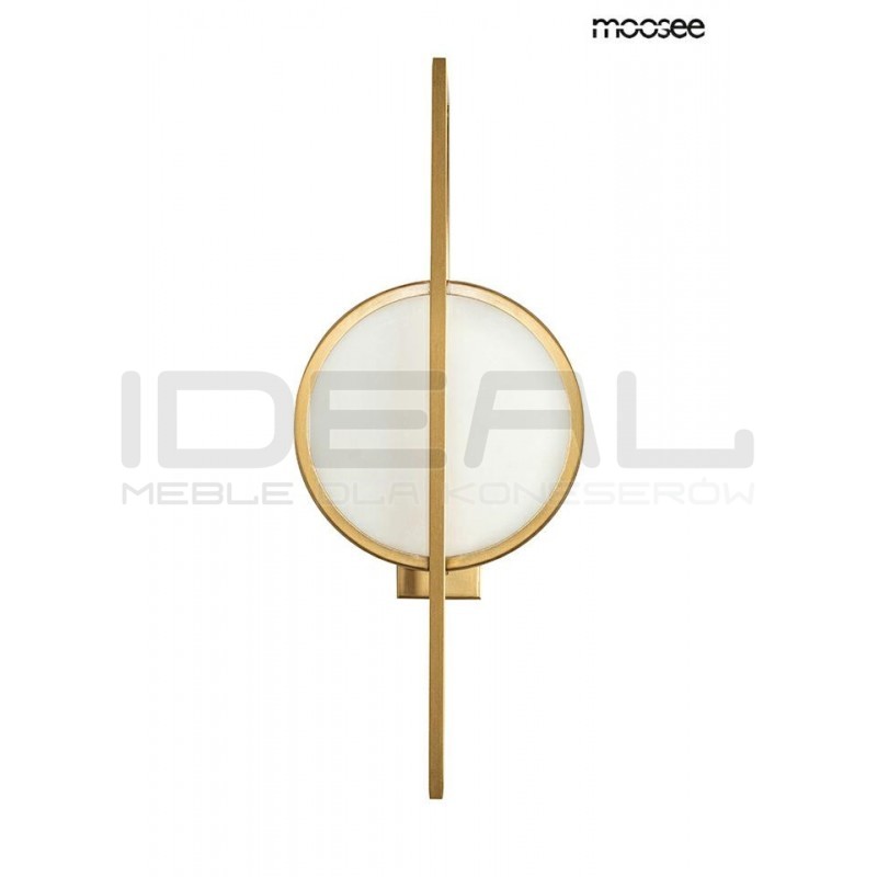 Kinkiet geometryczny Troya złoty