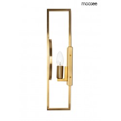 Kinkiet geometryczny Troya złoty