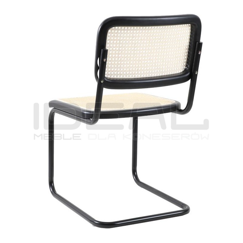 Krzesło designerskie Cesca inspirowane RATANOWA PLECIONKA CZARNE