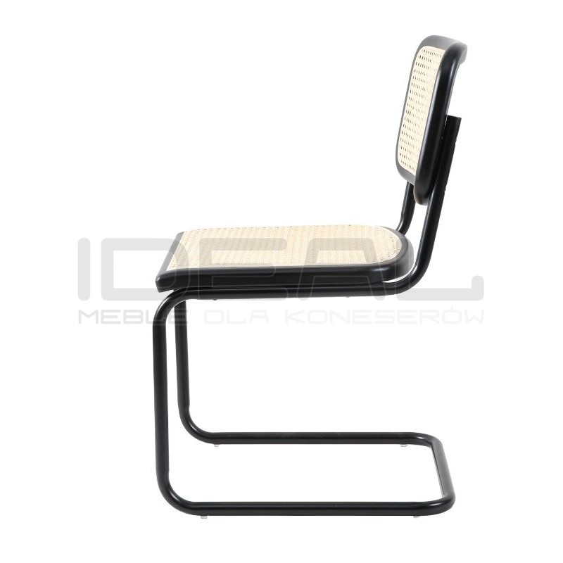 Krzesło designerskie Cesca inspirowane RATANOWA PLECIONKA CZARNE