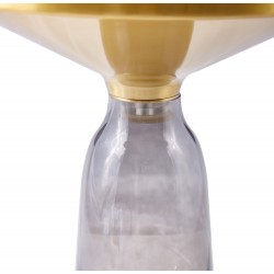 OKRĄGŁY STOLIK KAWOWY DOLCE szaro CZARNY 50