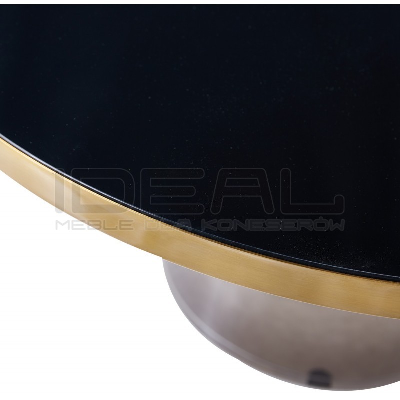 OKRĄGŁY STOLIK KAWOWY DOLCE SZAROCZARNY 75