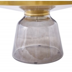 OKRĄGŁY STOLIK KAWOWY DOLCE SZAROCZARNY 75