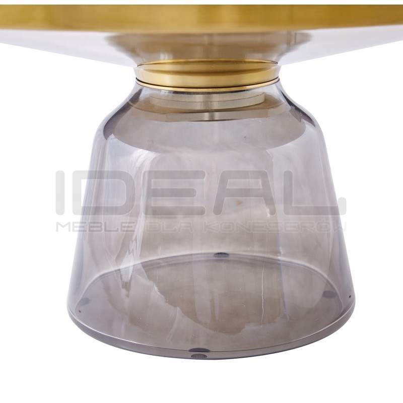 OKRĄGŁY STOLIK KAWOWY DOLCE SZAROCZARNY 75