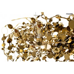 Lampa wisząca glamour MONETE 60 złota