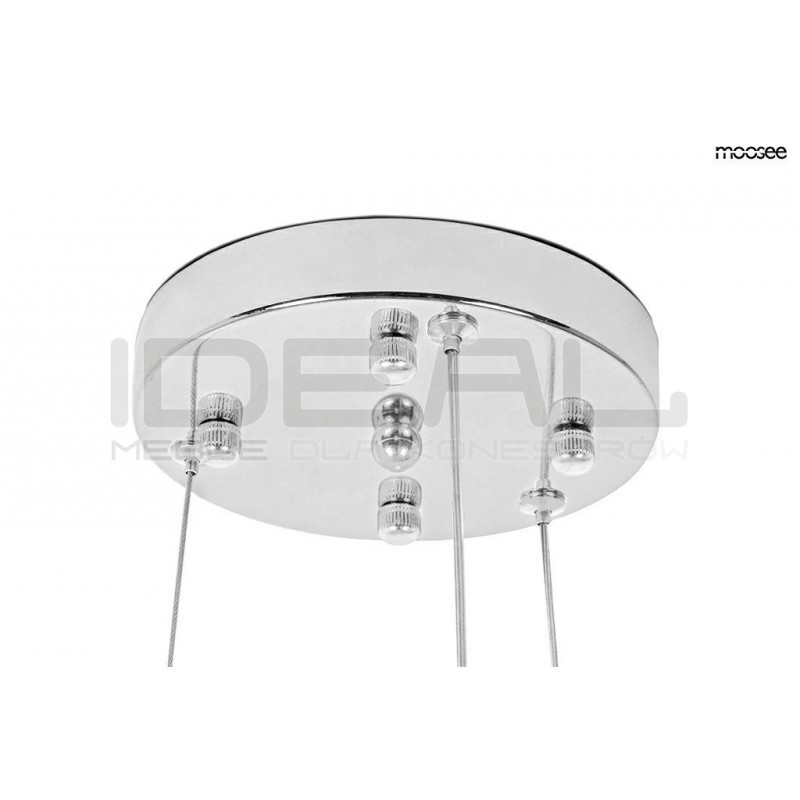 Lampa wisząca glamour MONETE 80 chrom