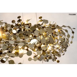 Lampa wisząca glamour MONETE 80 chrom