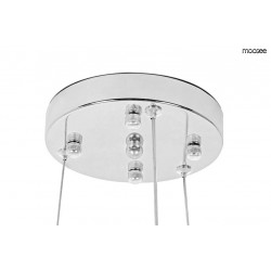 Lampa wisząca glamour MONETE 60 chrom