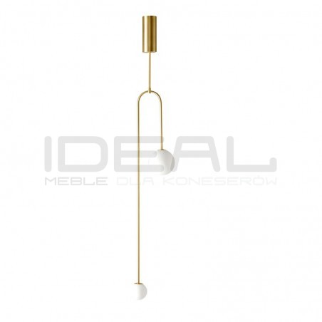 Lampa wisząca glamour LOOP złota