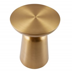 OKRĄGŁY STOLIK KAWOWY TOTEM ZŁOTY MOSIĄDZ 60