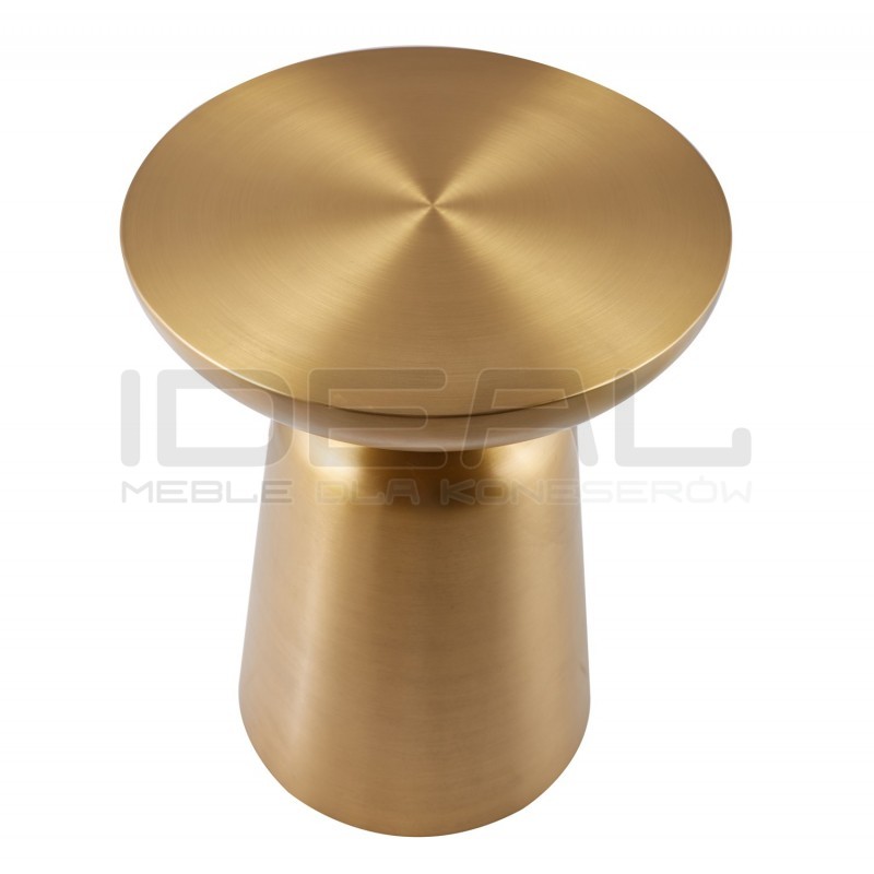 OKRĄGŁY STOLIK KAWOWY TOTEM ZŁOTY MOSIĄDZ 60