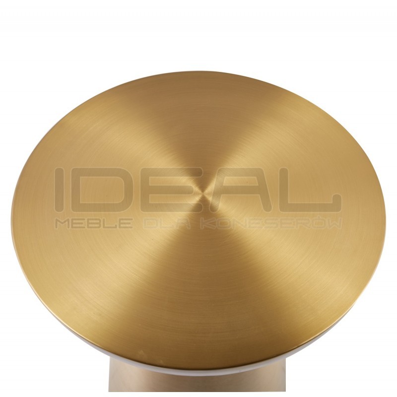 OKRĄGŁY STOLIK KAWOWY TOTEM ZŁOTY MOSIĄDZ 60