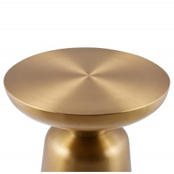 OKRĄGŁY STOLIK KAWOWY TOTEM ZŁOTY MOSIĄDZ 60
