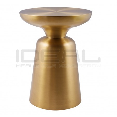OKRĄGŁY STOLIK KAWOWY TOTEM ZŁOTY MOSIĄDZ 60