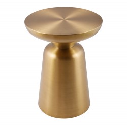 OKRĄGŁY STOLIK KAWOWY TOTEM ZŁOTY MOSIĄDZ 60