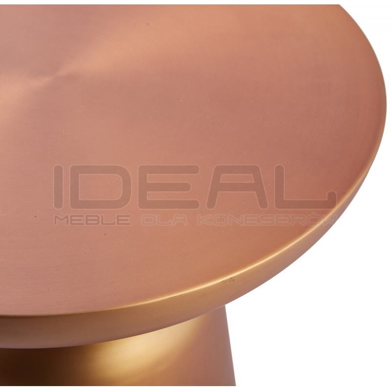 OKRĄGŁY STOLIK KAWOWY TOTEM MIEDZIANY 60