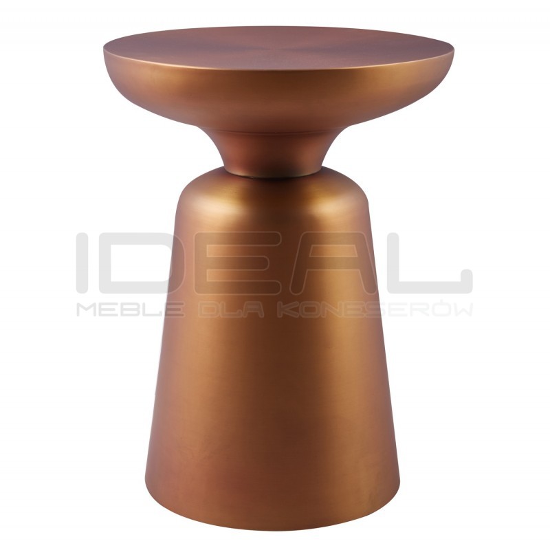 OKRĄGŁY STOLIK KAWOWY TOTEM MIEDZIANY 60